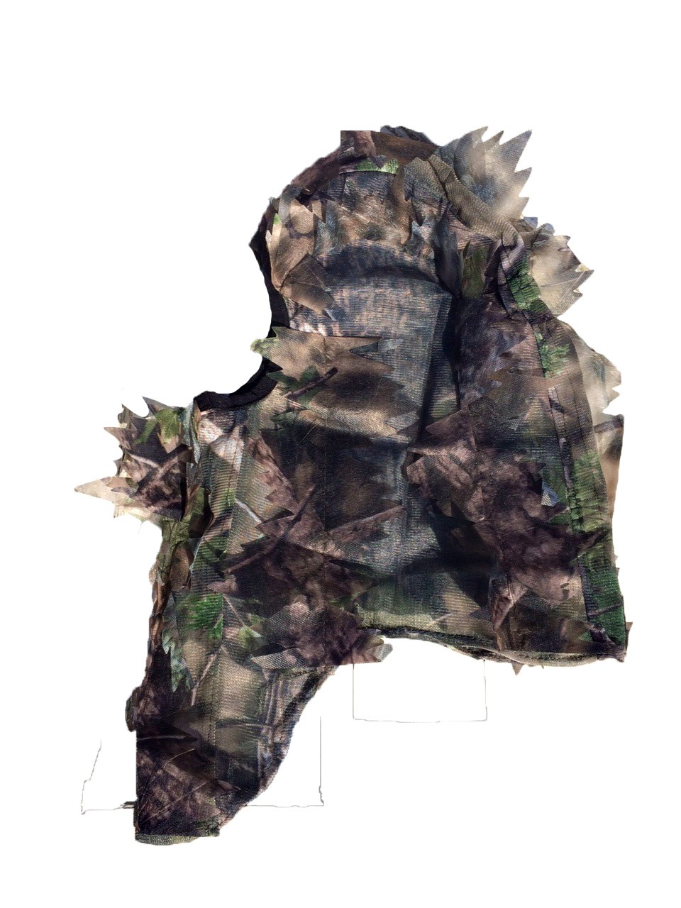 Cagoule camouflage chasse marron